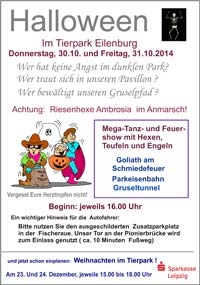 Halloween im Tierpark