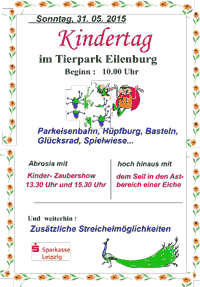 Kindertag am 31. Mai
