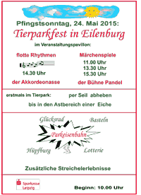 Tierparkfest am 24. Mai