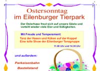 Ostersonntag im Eilenburger Tierpark