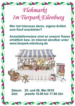 Flohmarkt im Eilenburger Tierpark