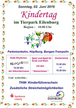 Kindertag am 2. Juni