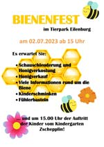 Bienenfest im Tierpark Eilenburg